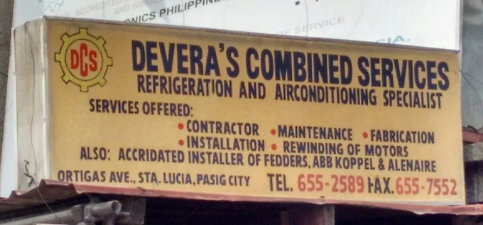 De Vera's Combined Services Refrigeration & Aircondition logo